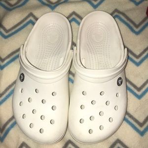 White Crocs